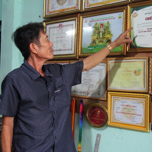 Toàn vẹn chữ tâm với nghệ thuật tạo hình bằng trái cây