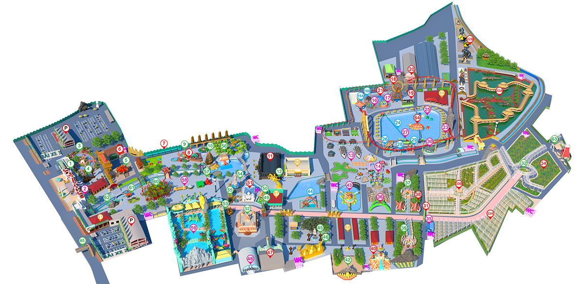 Bản đồ khu vui chơi